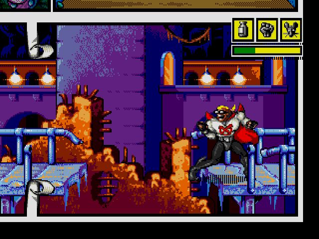 Comix Zone screenshot - Episode 1: Night of the Mutants – Page 1
